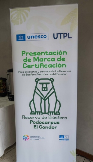 La Cátedra UNESCO de Desarrollo Sostenible UTPL comparte los resultados del proyecto “Marca de Certificación para las Reservas de Biósfera Amazónicas del Ecuador”. La Cátedra UNESCO de Desarrollo Sostenible UTPL comparte los resultados del proyecto “Marca de Certificación para las Reservas de Biósfera Amazónicas del Ecuador”.