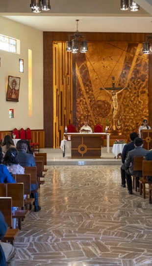 Imposición de mandiles | Carrera de Bioquímica y Farmacia