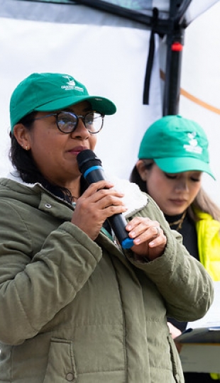 Reforestación en Cajanuma en alianza con Cascos Verdes Reforestación en Cajanuma en alianza con Cascos Verdes
