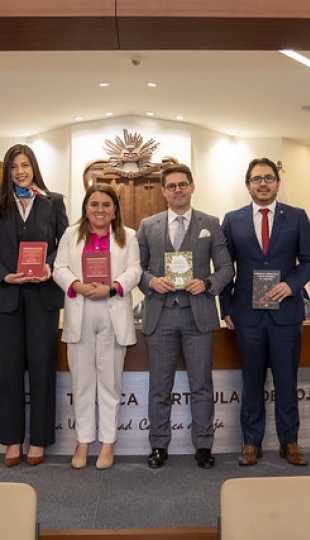 Presentación de obras jurídicas de Felipe Rodríguez Moreno en la UTPL