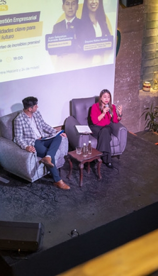 Conversatorio, Emprendimiento y Gestión Empresarial: Liderando el futuro con ideas transformadoras. Conversatorio, Emprendimiento y Gestión Empresarial: Liderando el futuro con ideas transformadoras.