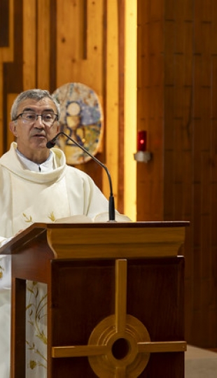 Imposición de mandiles a estudiantes de Fisioterapia
