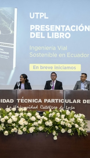 Lanzamiento del libro "Ingeniería Vial Sostenible en Ecuador: innovación, diseño y gestión para el desarrollo de infraestructura"