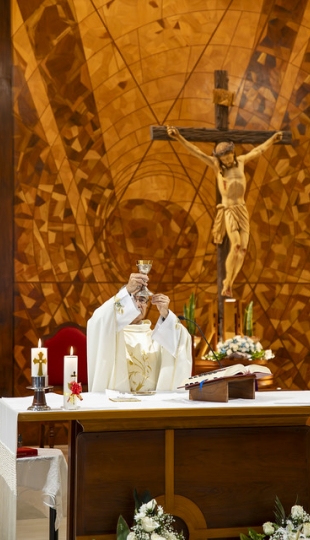 Imposición de mandiles a estudiantes de Fisioterapia