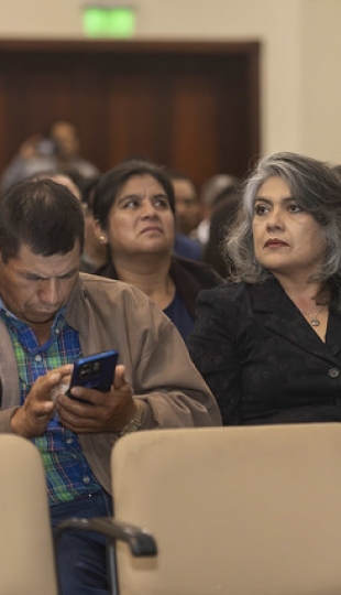 Ceremonia de imposición de mandiles a los estudiantes de 7mo ciclo de la carrera de Psicología Clínica