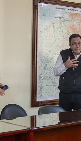 Entrega de indicadores viales al Municipio de Loja Entrega de indicadores viales al Municipio de Loja