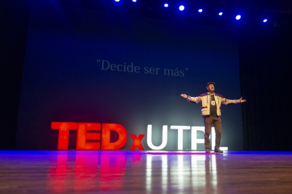 Vantuir Boppre durante su TEDTalk