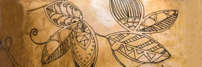 Biopolímero tatuado como parte del proyecto piel sintética