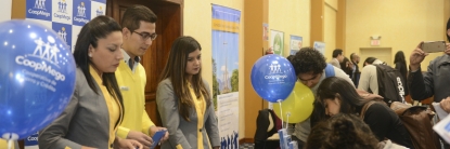Cooperativa de Ahorro y Crédito CoopMego en la IV Feria de Empleo UTPL 2017