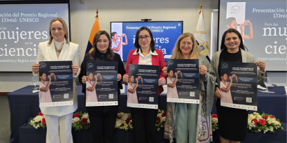 Premio L&#039;Oréal-UNESCO 2025 destaca el liderazgo femenino en las ciencias en Ecuador