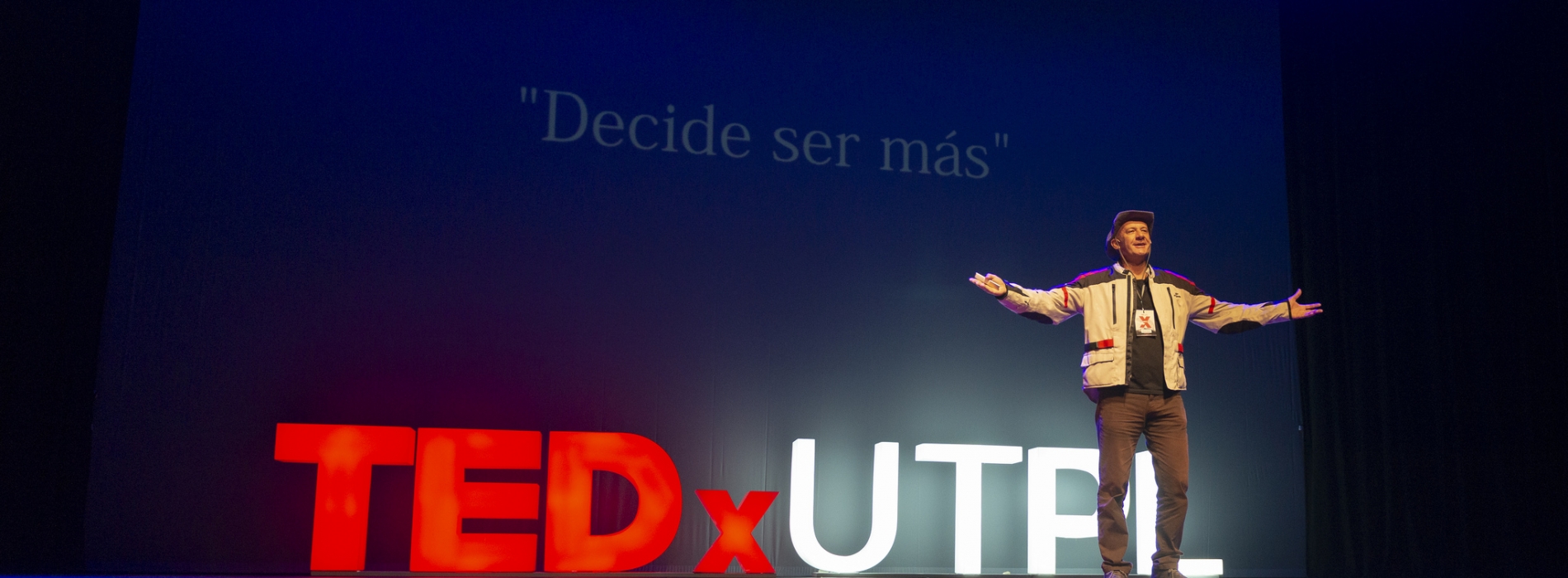 Vantuir Boppre durante su TEDTalk