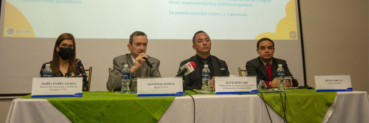 utpl presentó retos de innovacion a rectores de colegios de Loja